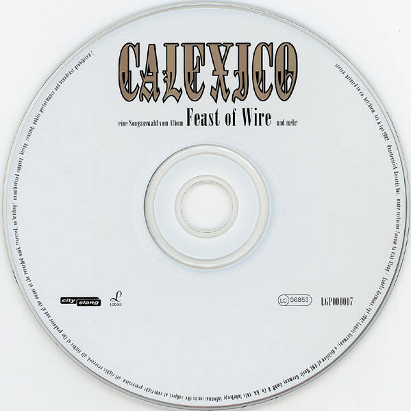 Calexico, Turin Brakes – Eine Songauswahl Vom Album Feast Of Wire Und Mehr (CD PROMO)