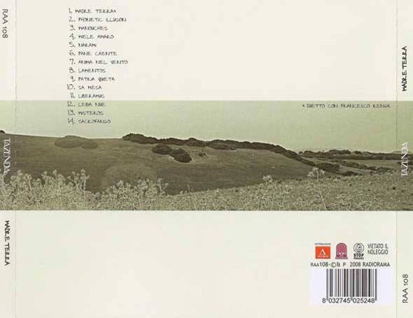 Tazenda ‎– Madre Terra CD