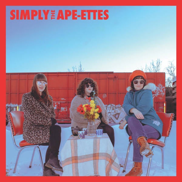 The Ape-ettes – Simply (7" Clear Red/Blue Splatter)