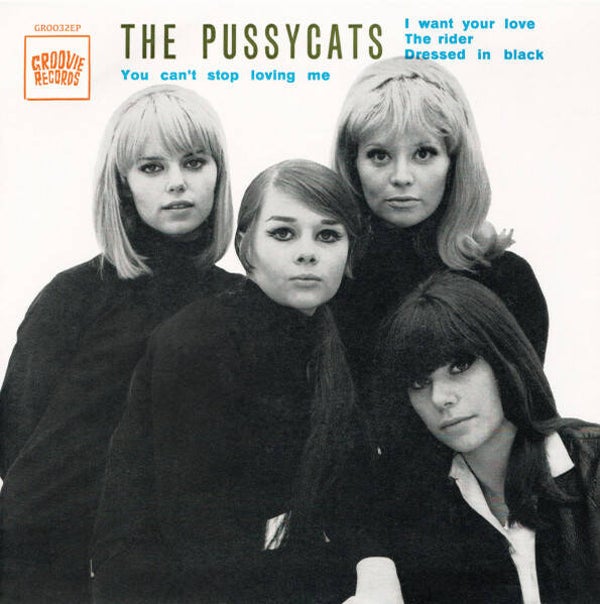 The Pussycats ‎– You Can't Stop Loving Me (7" Yellow Vinyl)
