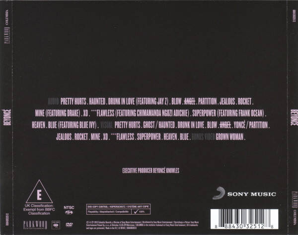 Beyoncé ‎– Beyoncé (CD + DVD) | Music Non-Stop