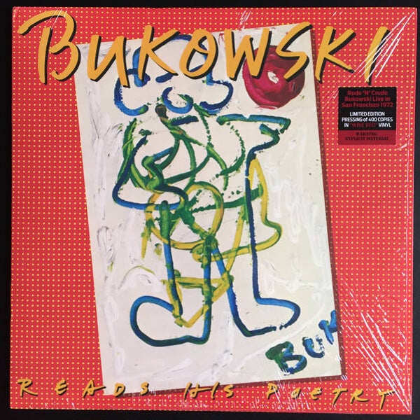 Charles Bukowski ‎– Reads His Poetry (LP Wine Red)