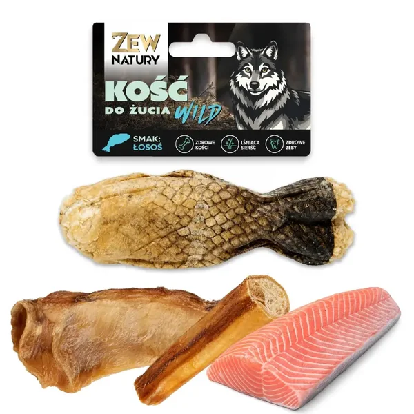 Zew Natury  Botje met zalm, 12 cm, visje