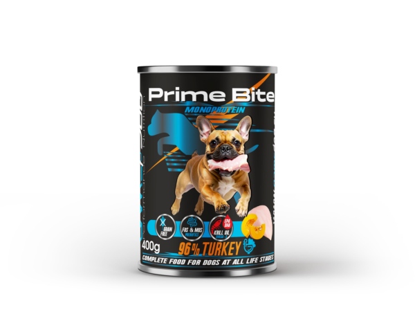 400g. Game Dog Prime Bite Kalkoen met Pompoen
