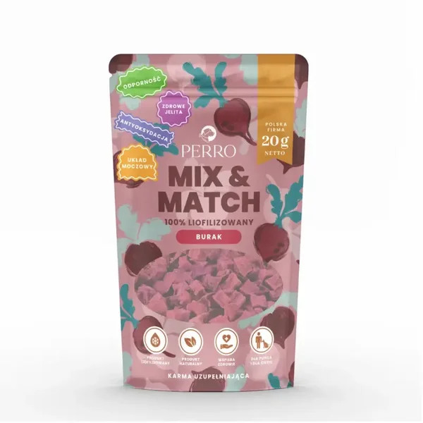 Perro MIX & MATCH Burak   Freeze-dried treats   20g