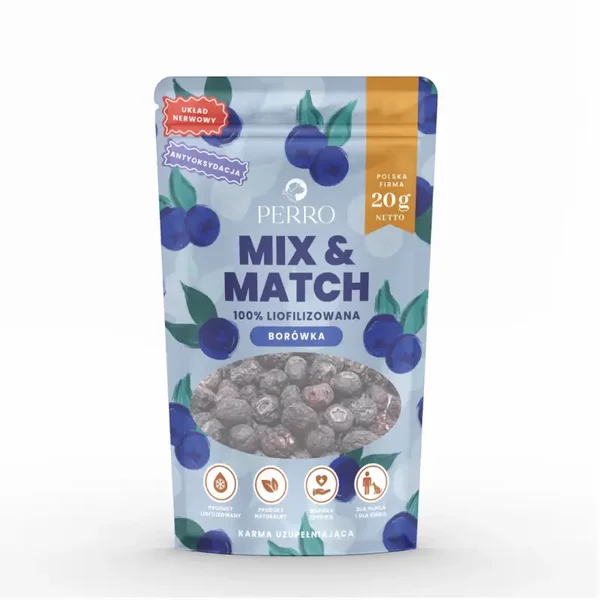 Perro MIX & MATCH Blueberry Freeze-dried treats 20g
