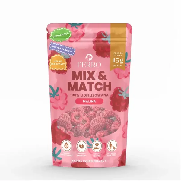 Perro MIX & MATCH Malina   Freeze-dried treats   15g