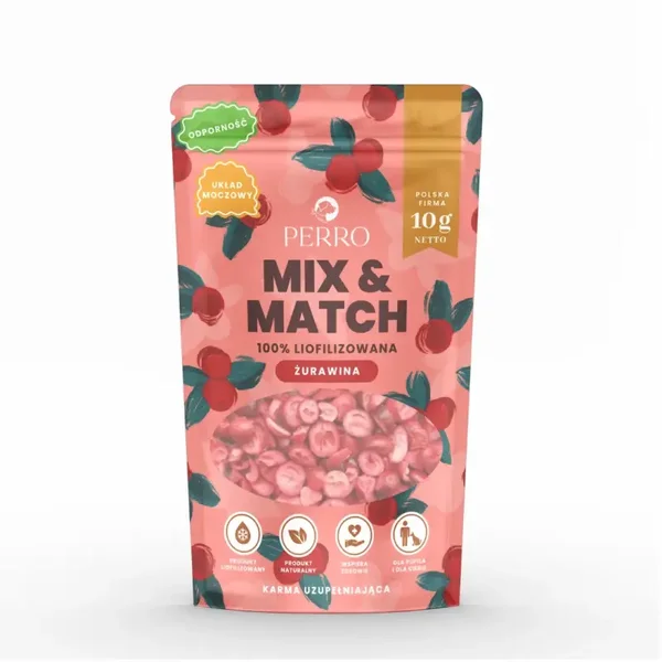 Perro MIX & MATCH Cranberry   Freeze-dried treats   10g