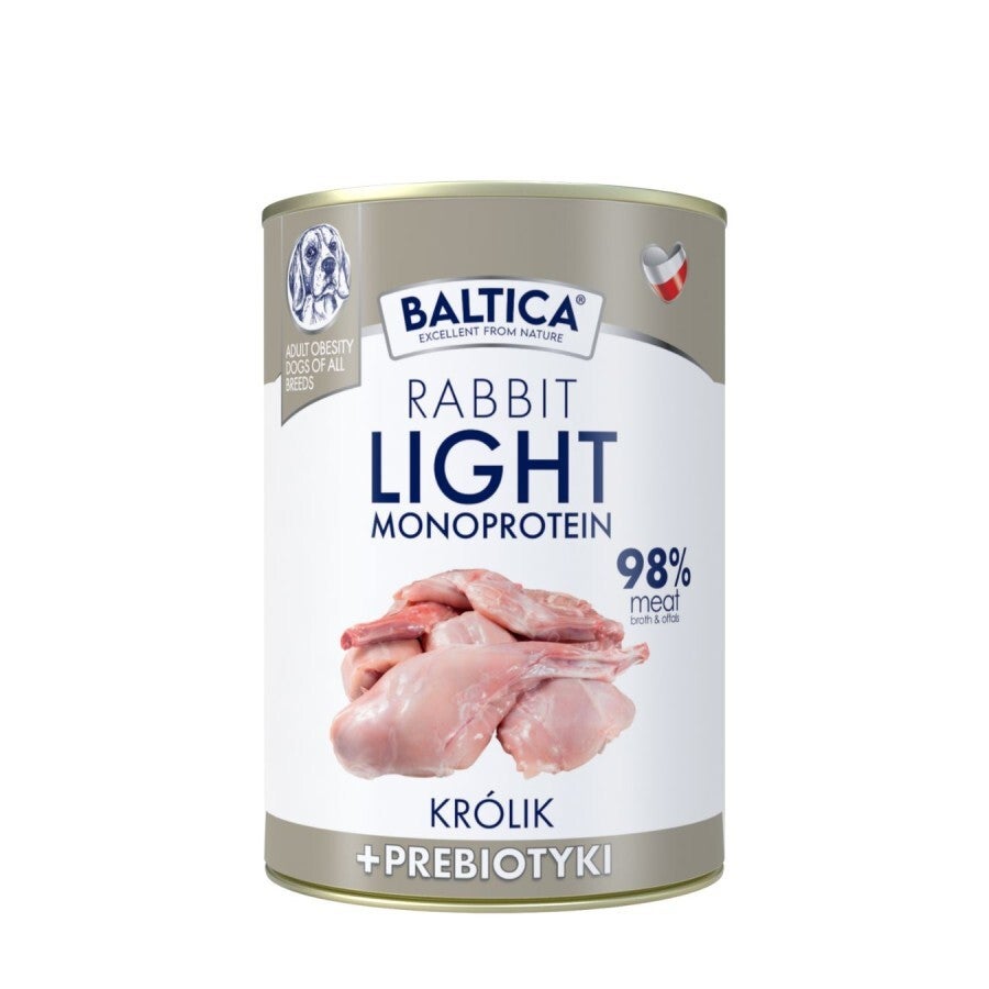 400g. Baltica nat Hondenvoer Konijn Light Mono-Eiwit