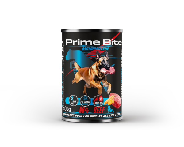 400g. Game Dog Prime Bite Rundvlees met Wortel