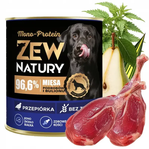 800g. Zew Natury MONO_PROTEIN Kwartel