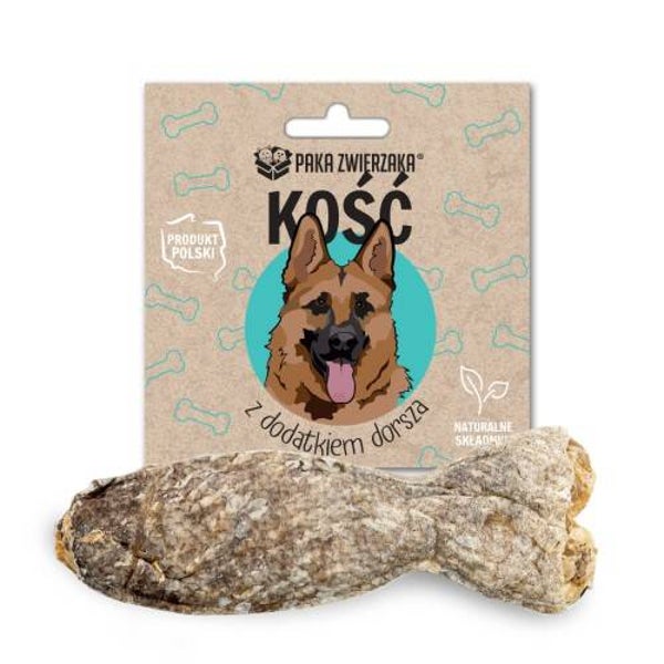 Paka Zwierzaka snacks Bot met toevoeging van Kabeljauw (12 cm)