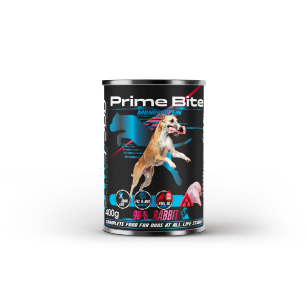 400g Game Dog Prime Bite Konijn met framboos