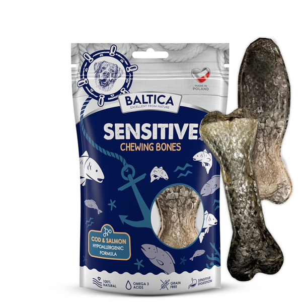 Baltica Chews Sensitive Kabeljauw & Zalm 2pcs.