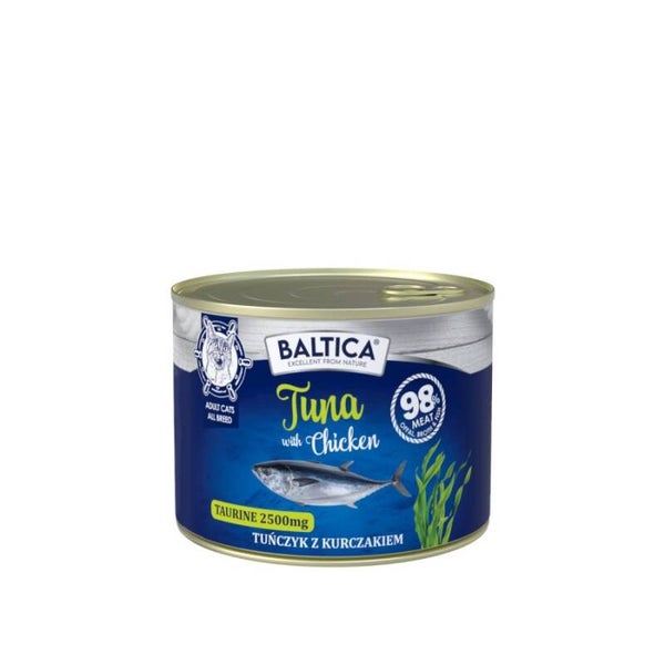 185g. BALTICA EXCELLENT volwassen kat Tuna with Chicken