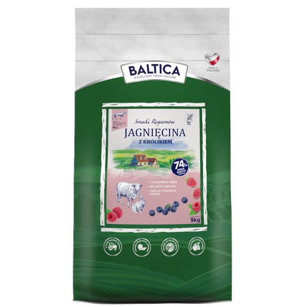 9kg. Baltica Lam met Konijn, maat M/L