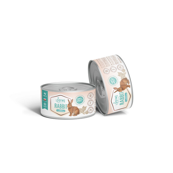 185g. Bemo Cat Rabbit - natvoer voor katten met konijn