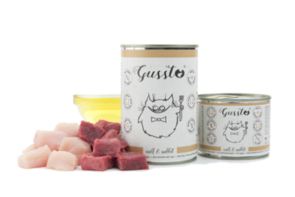 400g. Gussto Fresh Calf & Rabbit