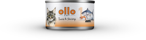 70g. Ollo nat Katenvoer Tonijn en Garnalen