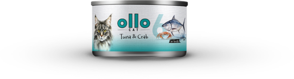 70g. Ollo nat Katenvoer Tonijn en Krab