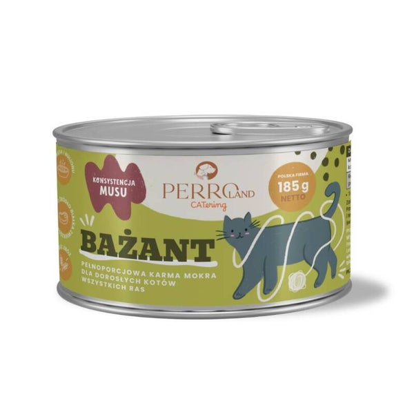 185g. Perro Fazant – natvoer voor katten PERROland CATering