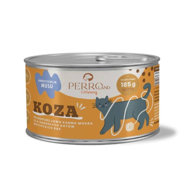 185g. Perro Geit – natvoer voor katten PERROland CATering