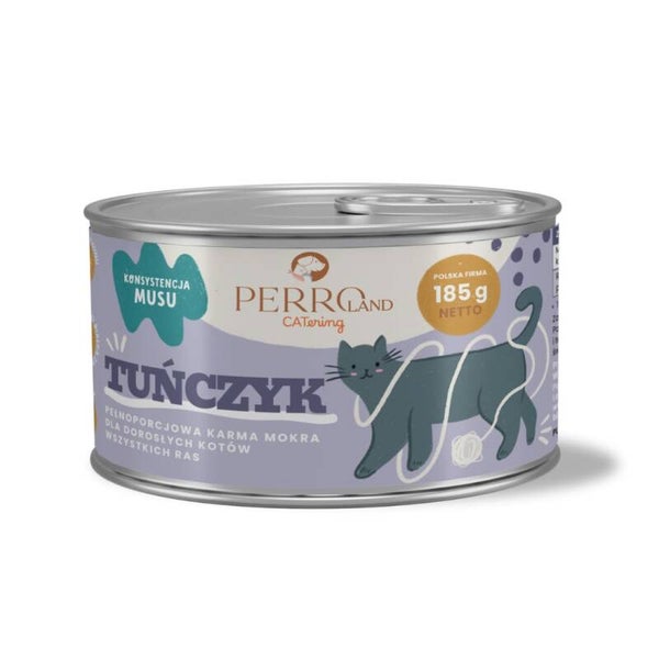 185g. Perro Tonijn – natvoer voor katten PERROland CATering