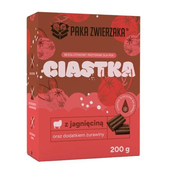 Paka Zwierzaka Lamsvleeskoekjes met veenbessen (200 g)