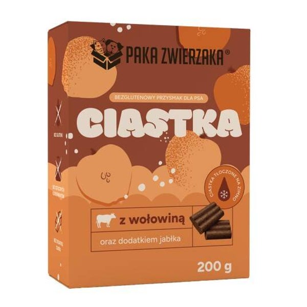 Paka Zwierzaka Koekjes met rundvlees en appel (200 g)