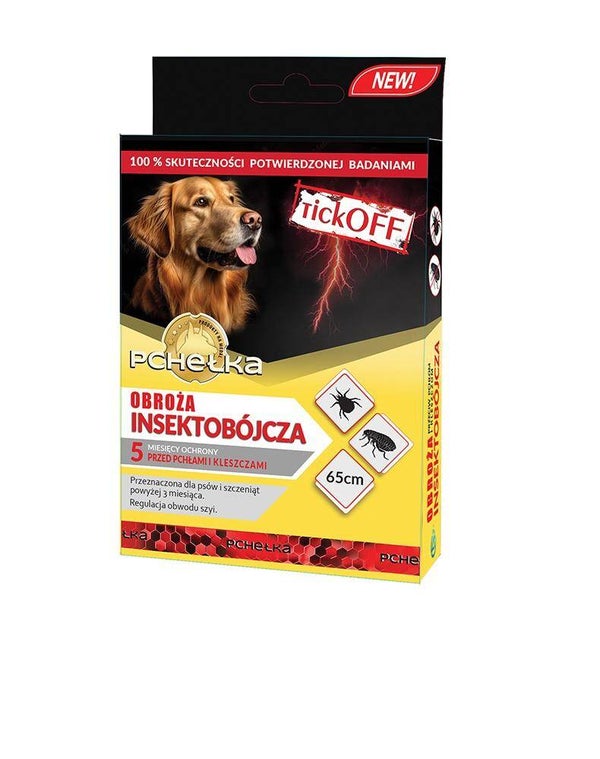 Pchełka Insecticide Halsband voor Honden van Groot ras. 65cm