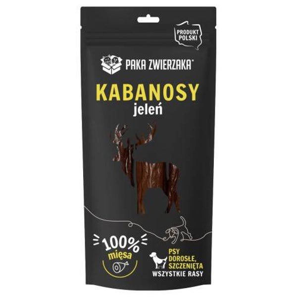 Paka Zwierzaka snacks Kabanosy Hert 3 stuks (80g)