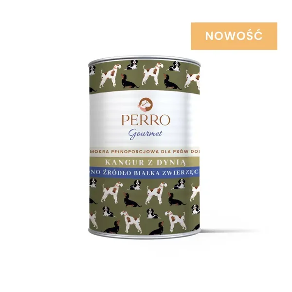 400g.Perro Gourmet Kangaroo with pumpkin for adult dogs