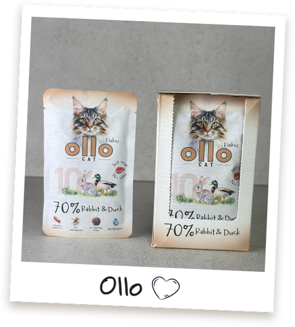 85g. Ollo Cat nr. 10 Konijn en Eend