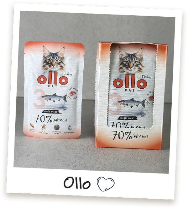 85g. Ollo Cat nr. 3 Zalm