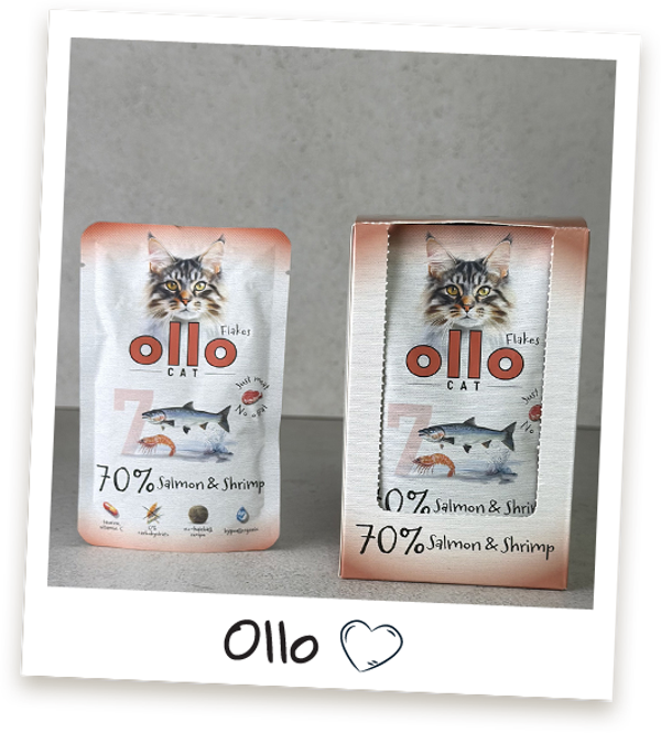 85g. Ollo Cat nr. 7 Zalm en garnalen