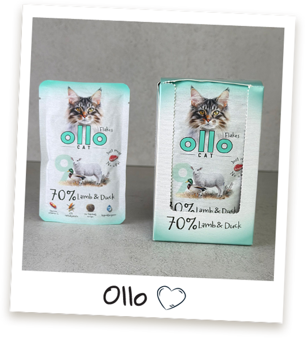 85g. Ollo Cat nr. 9 Lamsvlees en eend