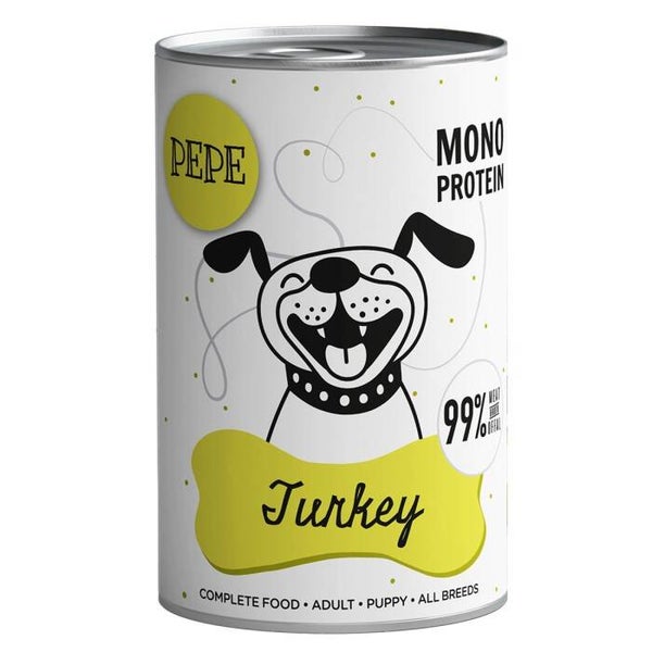 400g Paka Zwierzaka PEPE Turkey natvoer