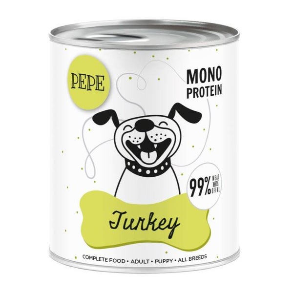 800g Paka Zwierzaka PEPE Turkey natvoer