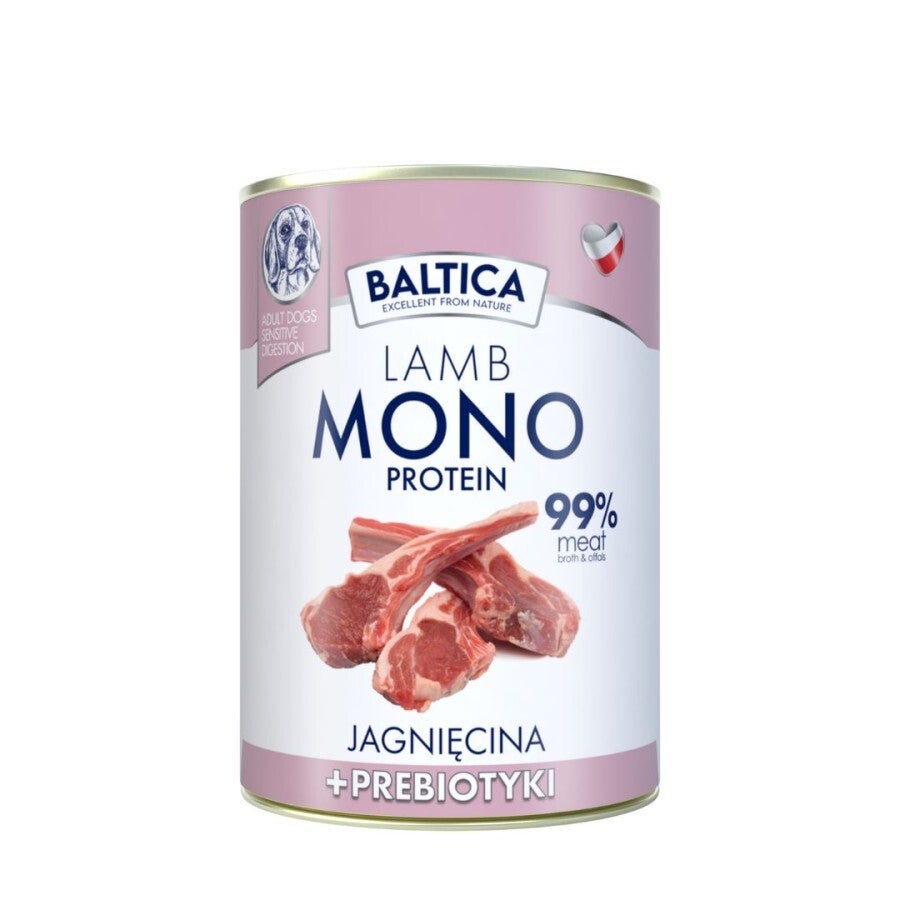 400g. Baltica nat Hondenvoer Lamsvlees met Prebiotica