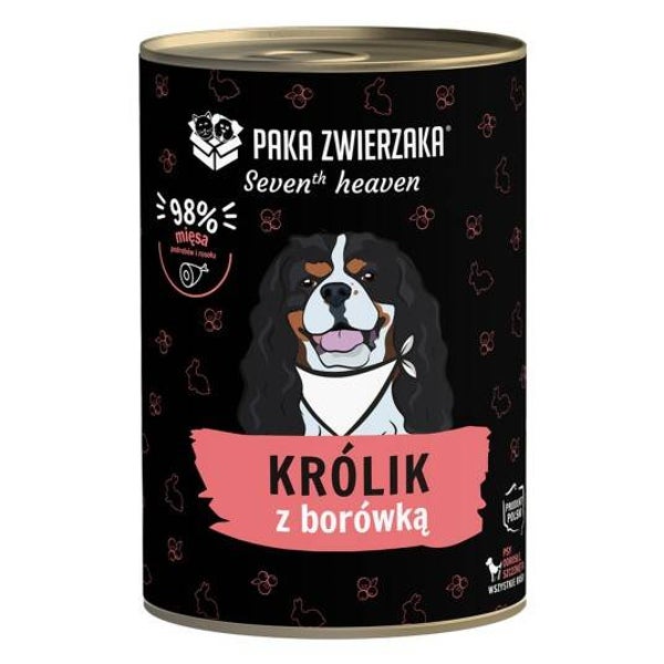 400g Paka Zwierzaka SH natvoer Konijn met bosbessen