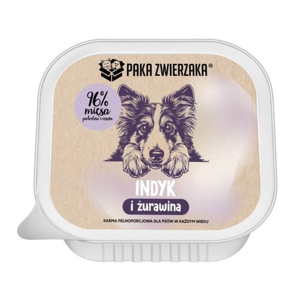 150g Paka Zwierzaka TACKA PZ natvoer met kalkoen en veenbes