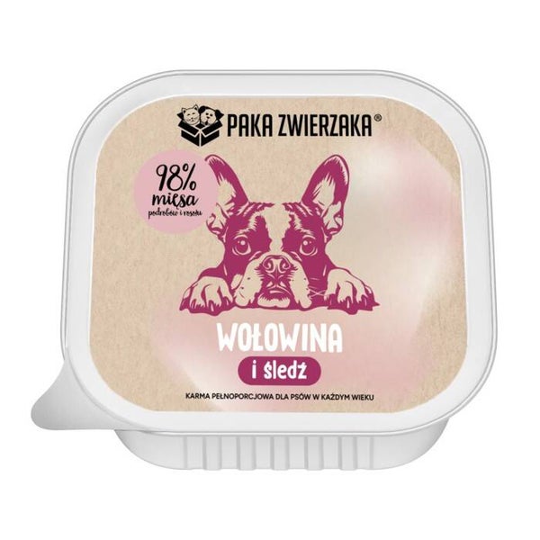 150g Paka Zwierzaka TACKA PZ natvoer met rundvlees en haring