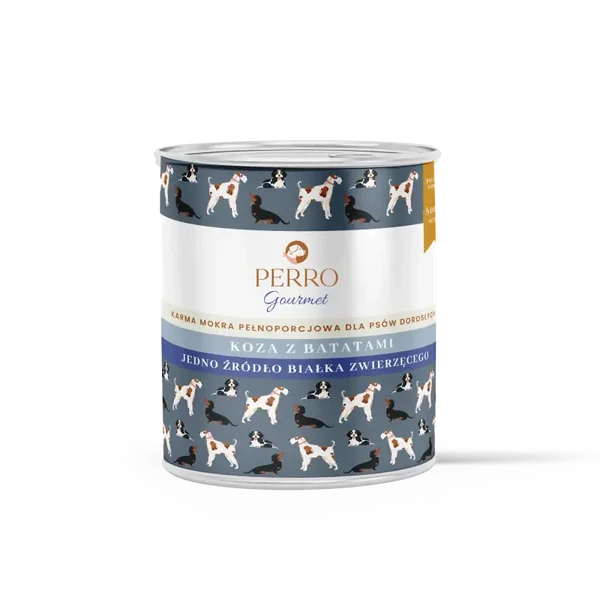 800g. Perro nat Hondenvoer Mono-Eiwit Geit met Zoete Aardappelen