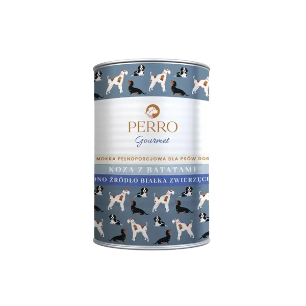 400g. Perro nat Hondenvoer Mono-Eiwit Geit met Yamswortel