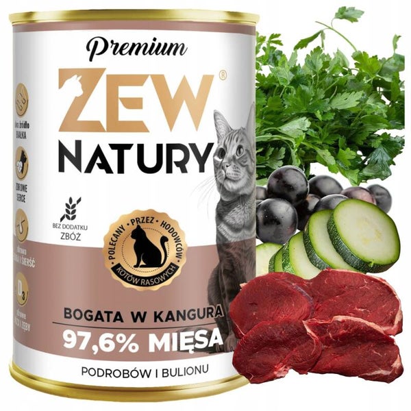 400g. Zew Natury Premium Rijk aan Kangoeroes