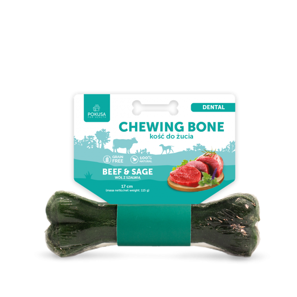 Pokusa Chewing Bone Beef&Sage 17cm.