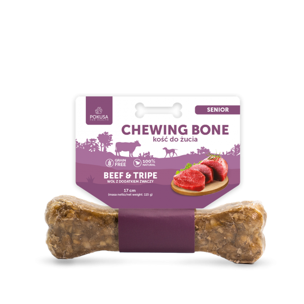 Pokusa Chewing Bone Beef&Tripe 17cm.