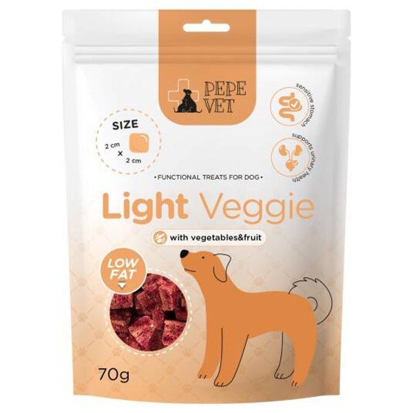 Paka Zwierzaka PEPE VET Light Veggie 70 g