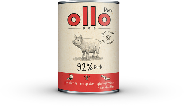 400g. Ollo Hondenvoer Pure Varkenvlees