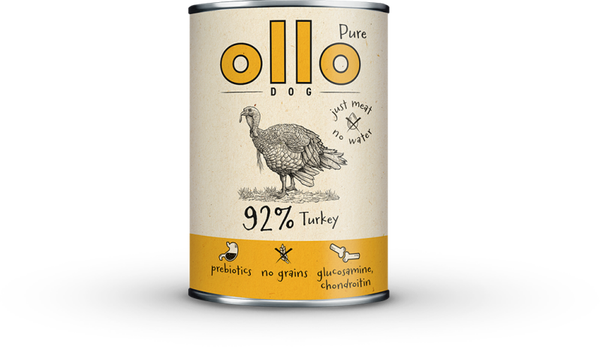 400g. Ollo Hondenvoer Pure Kalkoen
